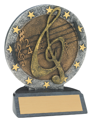 4 1/2" Music All Star Resin
