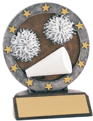 4 1/2" Cheer All Star Resin