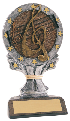 6 1/4" Music All Star Resin