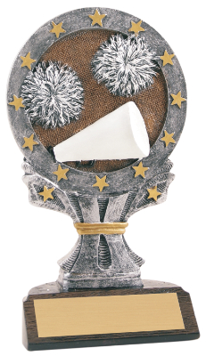 6 1/4" Cheer All Star Resin