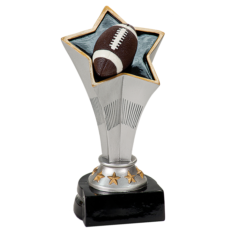 7" Football Rising Star Resin