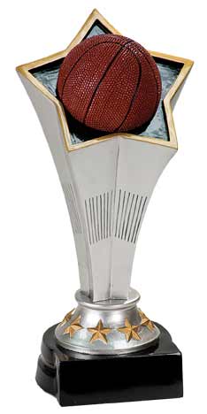 8 3/4" Basketball Rising Star Resin
