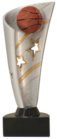 8 1/2" Basketball Banner Resin