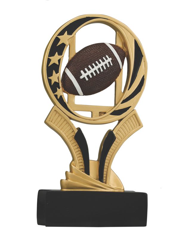 6" Football MidNite Star Resin