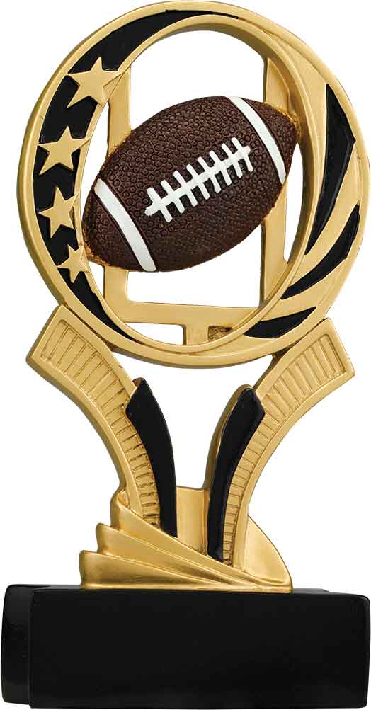 7" Football MidNite Star Resin