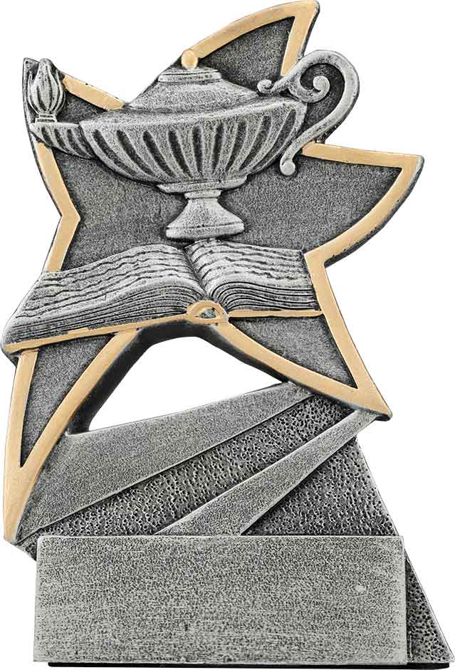5 1/2" Lamp of Knowledge Jazz Star Resin