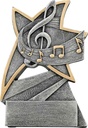 5 1/2" Music Jazz Star Resin