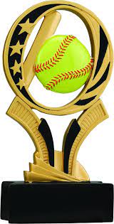 7" Softball MidNite Star Resin
