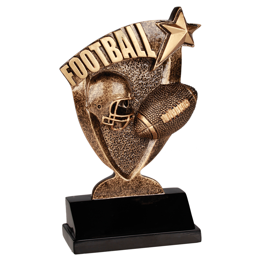 6" Football Broadcast Resin