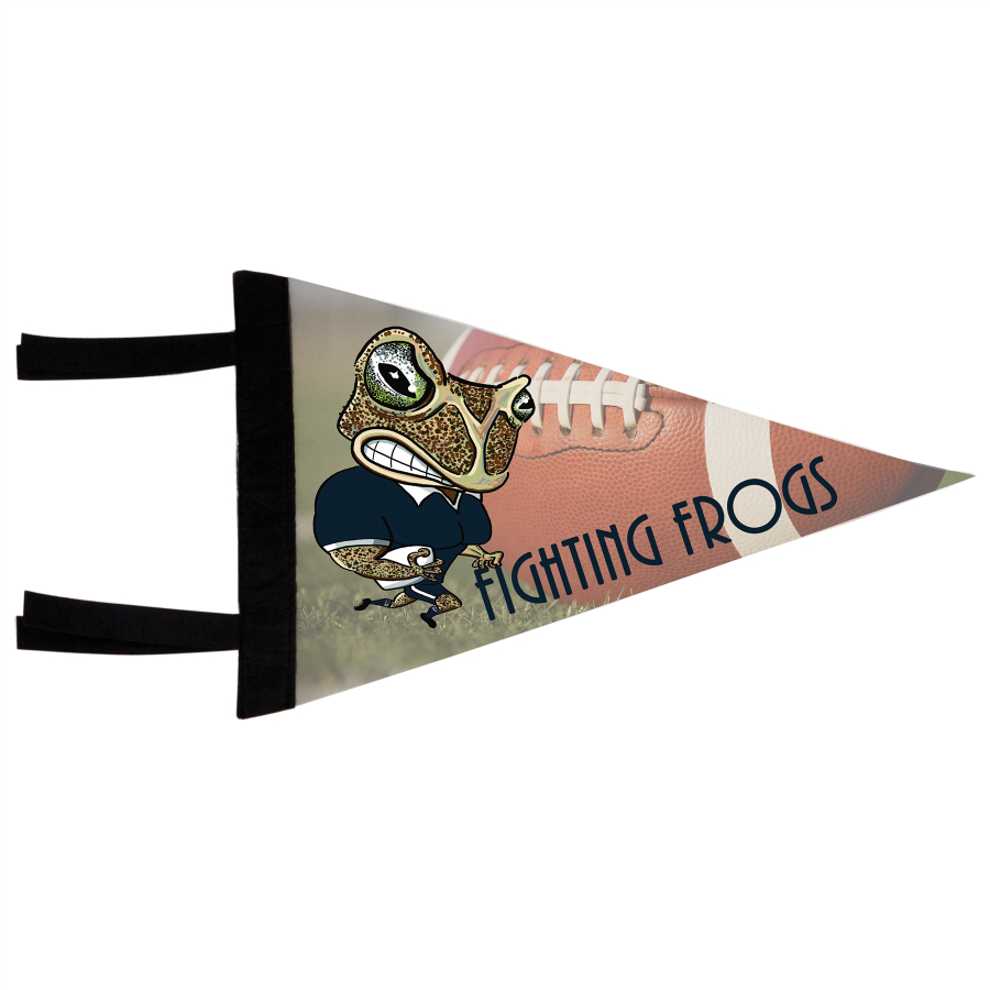 8" x 12" White Sublimatable Pennant