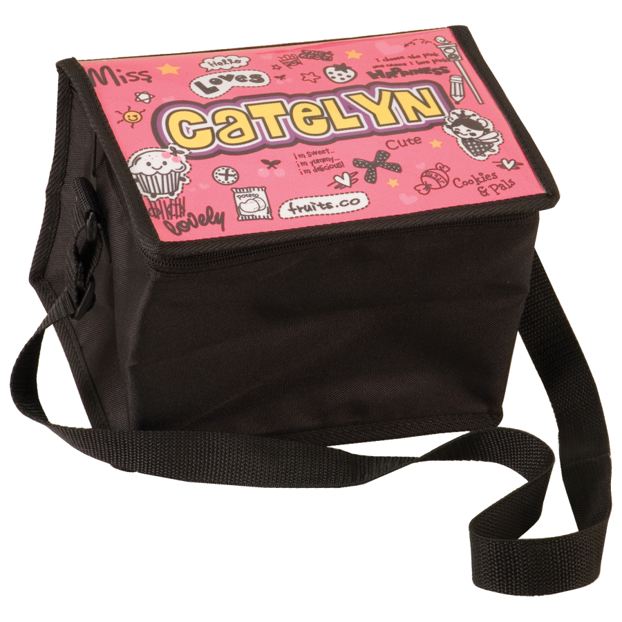 8 1/2" x 6" x 6" Sublimatable Insulated Cooler Bag