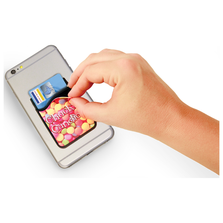 2-in-1 Cell Phone Wallet with Sublimatable & Removable Cleaning Insert