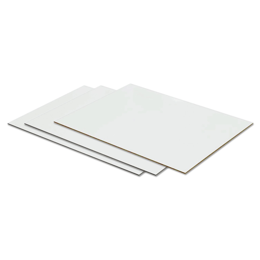 15.5" x 18.5" Gloss White Unisub Sublimatable Hardboard Sheet Stock