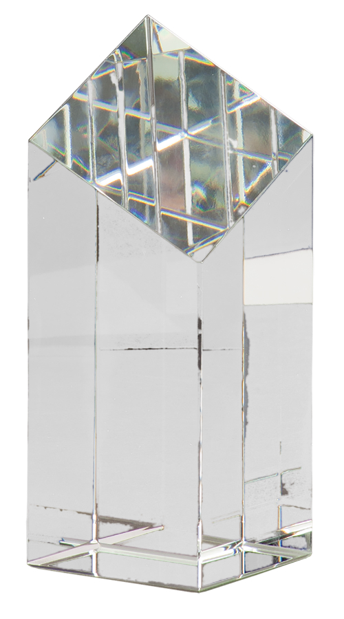 6" Crystal Diamond Top Pillar