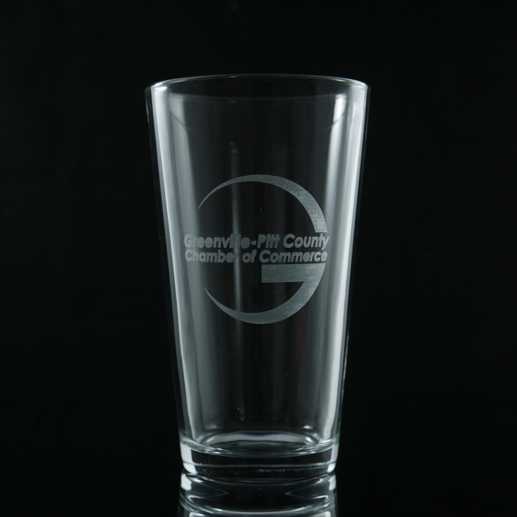 Engraved Acopa 16 oz Pint Glass