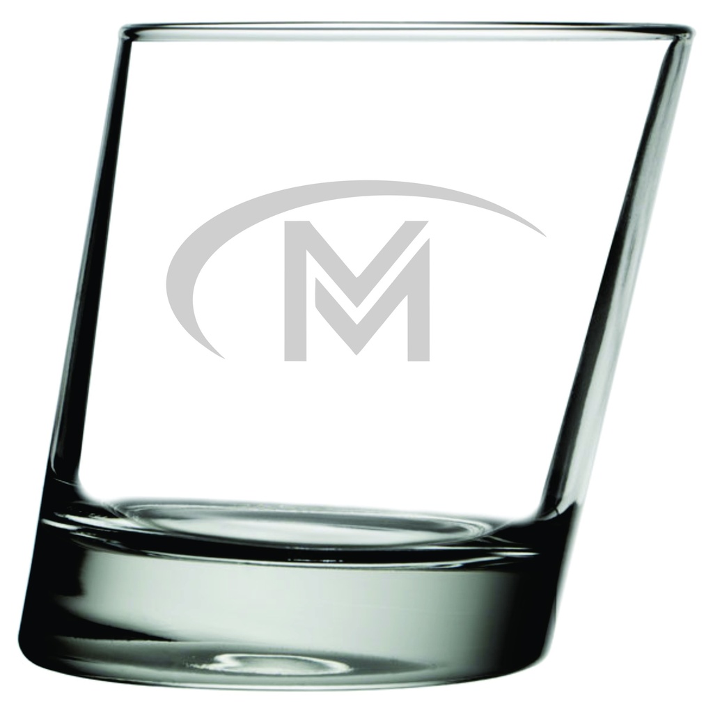 Libbey 11006821 Pisa 11.75 oz. Slanted Rocks / Double Old Fashioned Glass