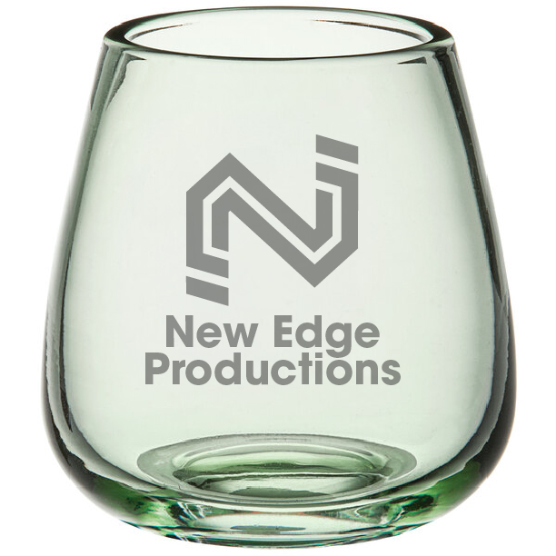 Pangea 13 oz. Green Stemless Wine Glass