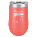 Polar Camel 16 oz. Coral Vacuum Insulated Stemless Tumbler w/Lid