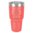 Polar Camel 30 oz. Coral Ringneck Vacuum Insulated Tumbler with Clear Lid