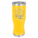 Yellow 14 oz. Polar Camel Pilsner w/Clear Lid