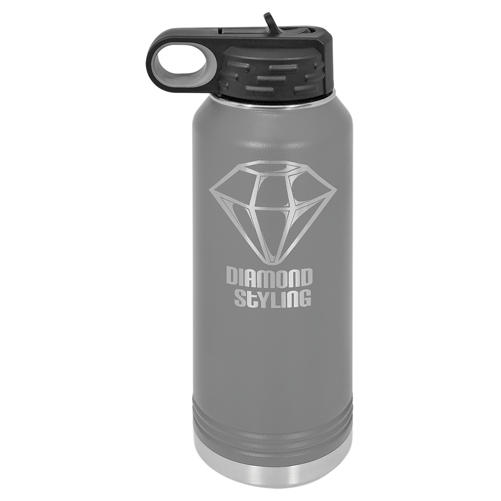 32 oz. Dark Gray Polar Camel Water Bottle