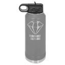 32 oz. Dark Gray Polar Camel Water Bottle