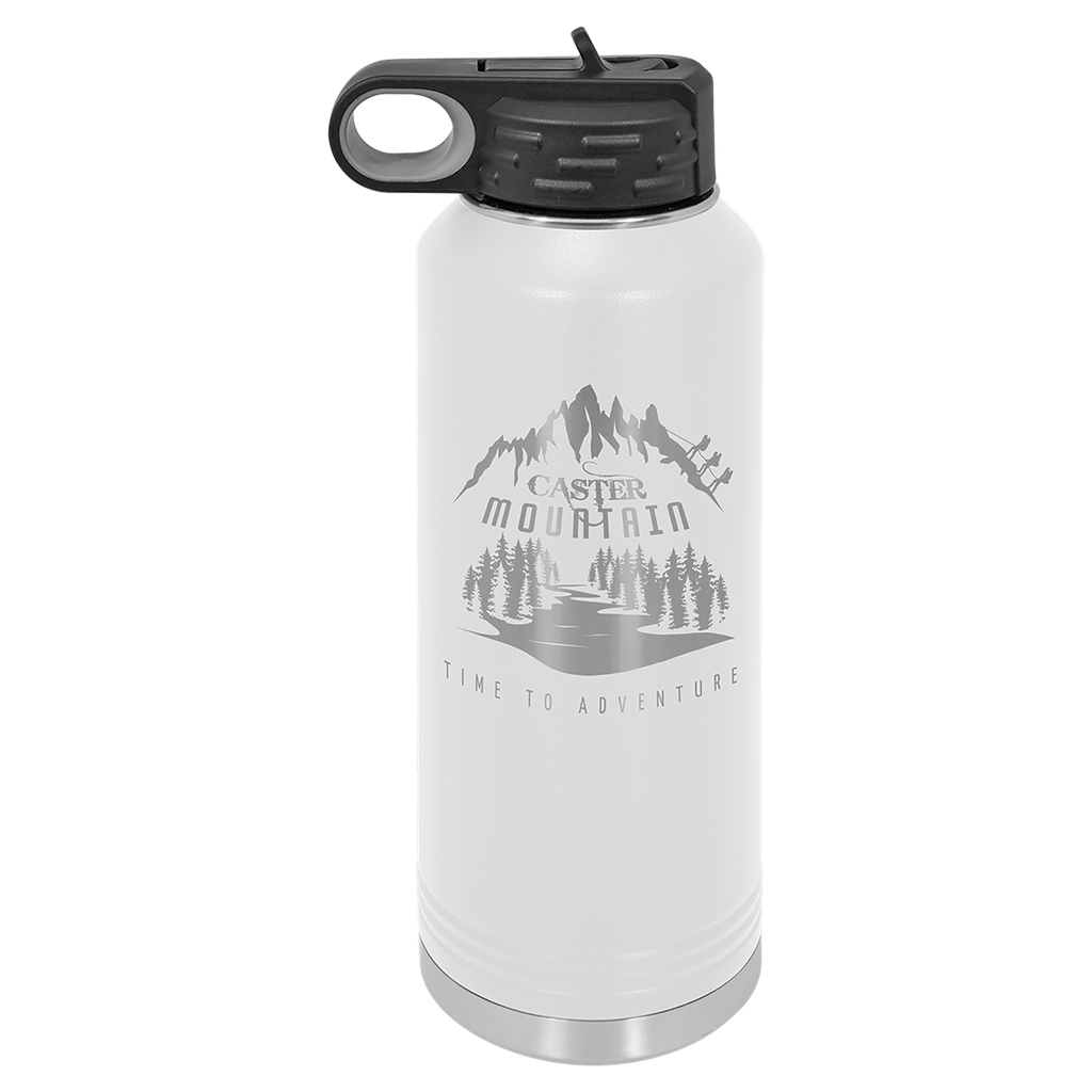40 oz. White Polar Camel Water Bottle