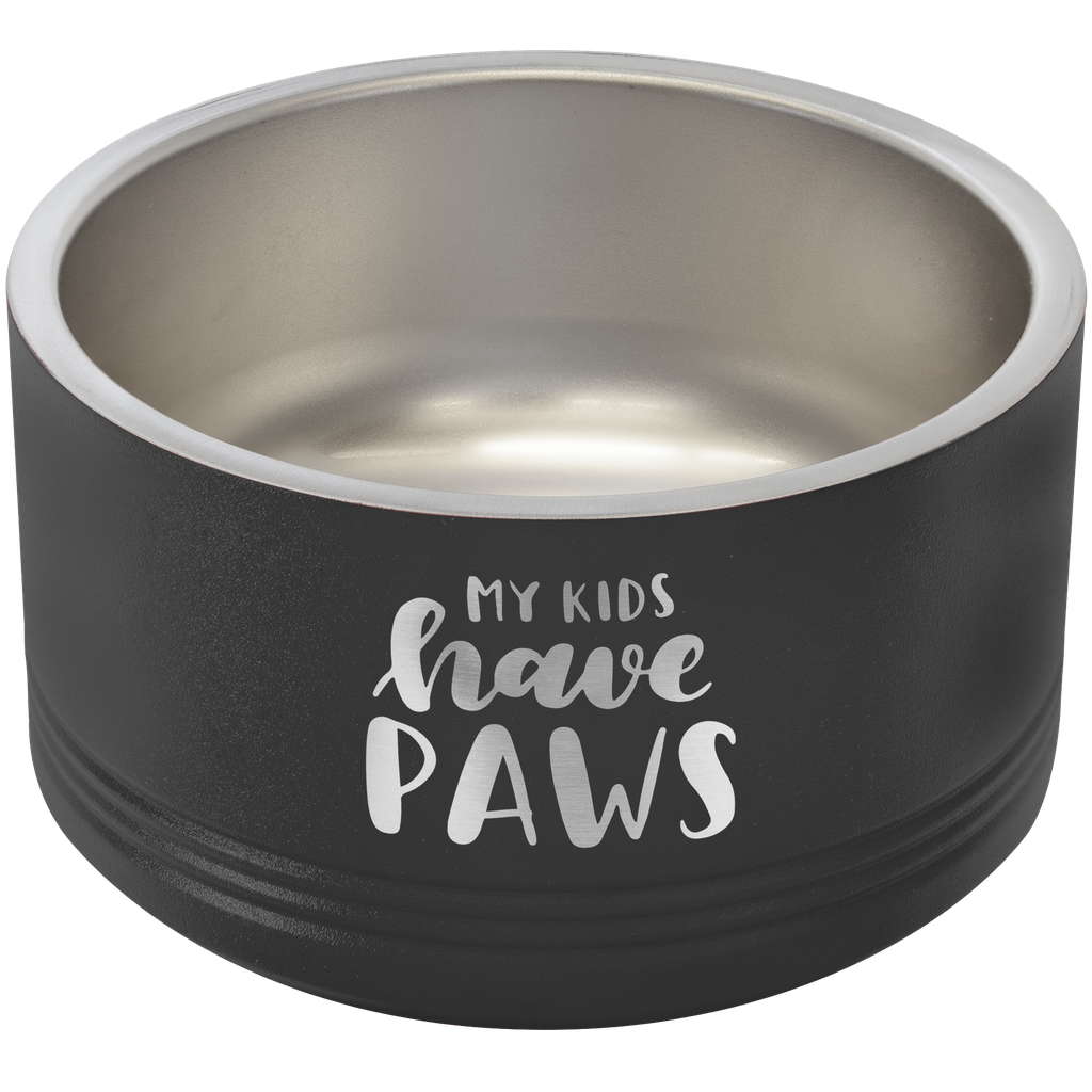 Polar Camel 18 oz. Black Pet Bowl