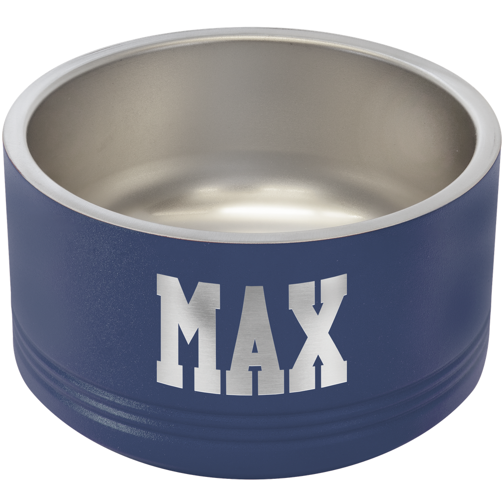 Polar Camel 18 oz. Navy Blue Pet Bowl