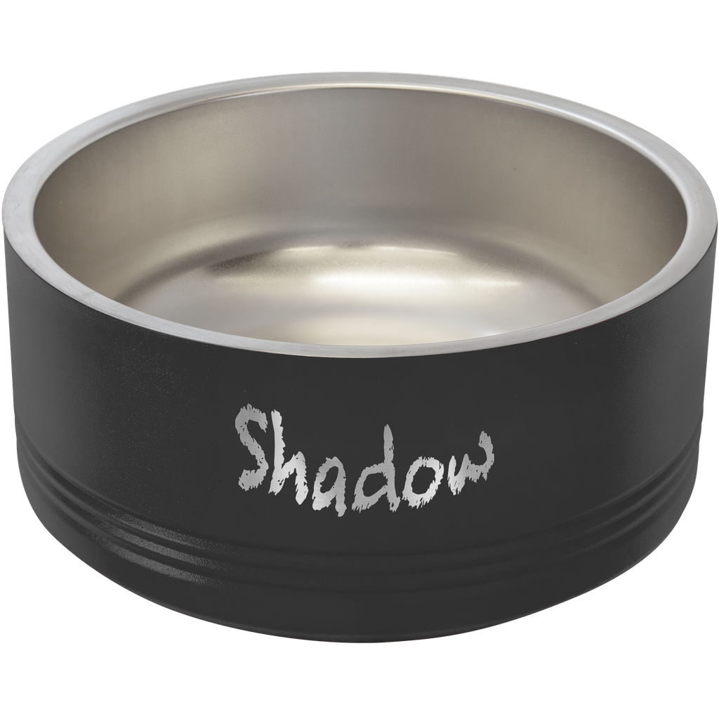 Polar Camel 32 oz. Black Pet Bowl