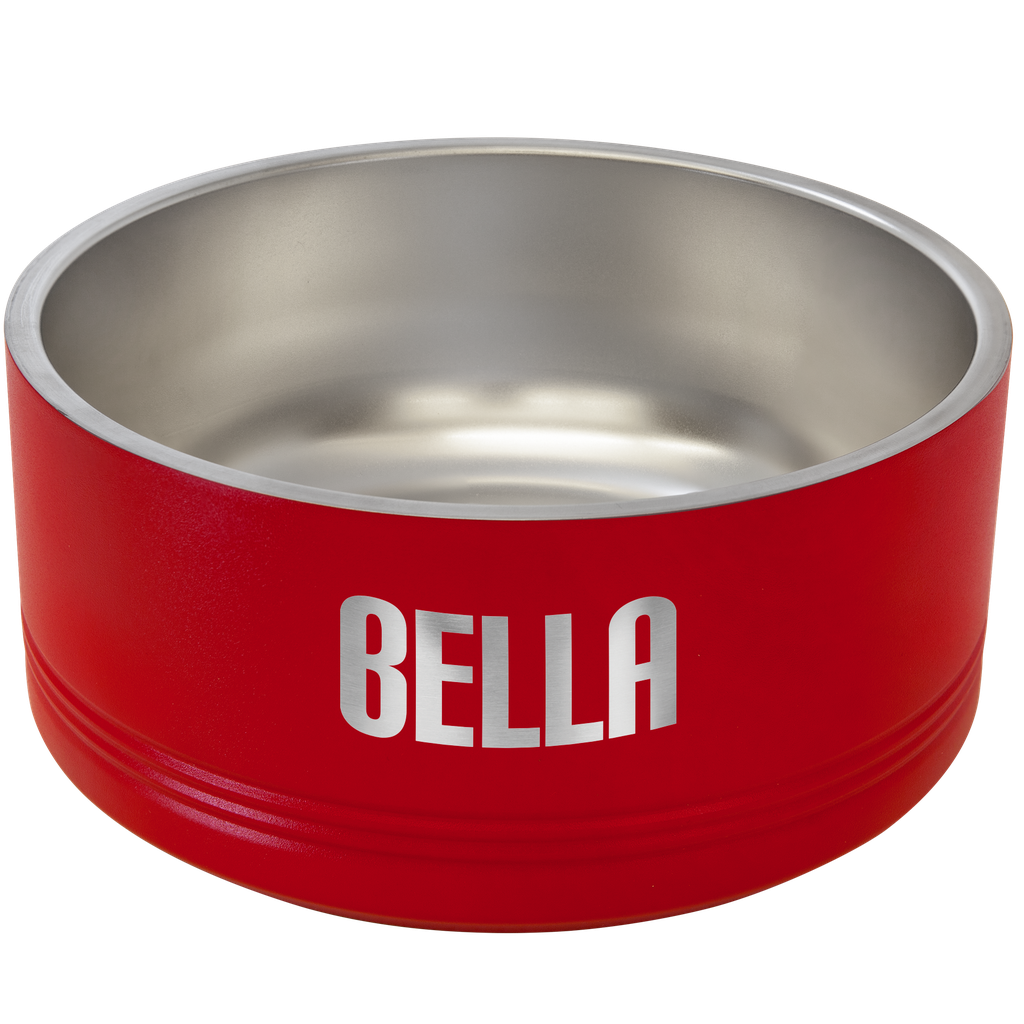 Polar Camel 64 oz. Red Pet Bowl