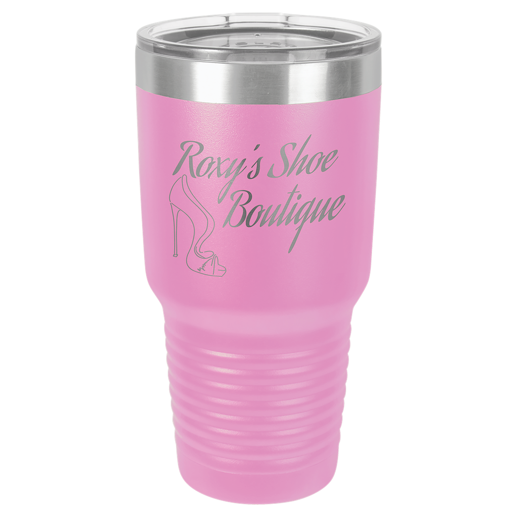 Polar Camel 30 oz. Light Purple Ringneck Vacuum Insulated Tumbler w/Clear Lid