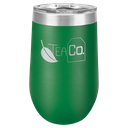 Polar Camel 16 oz. Green Vacuum Insulated Stemless Tumbler w/Lid