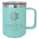 Polar Camel 15 oz. Teal Vacuum Insulated Mug with Slider Lid