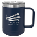 Polar Camel 15 oz. Navy Blue Vacuum Insulated Mug with Slider Lid