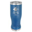 Royal Blue 14 oz. Polar Camel Pilsner w/Clear Lid