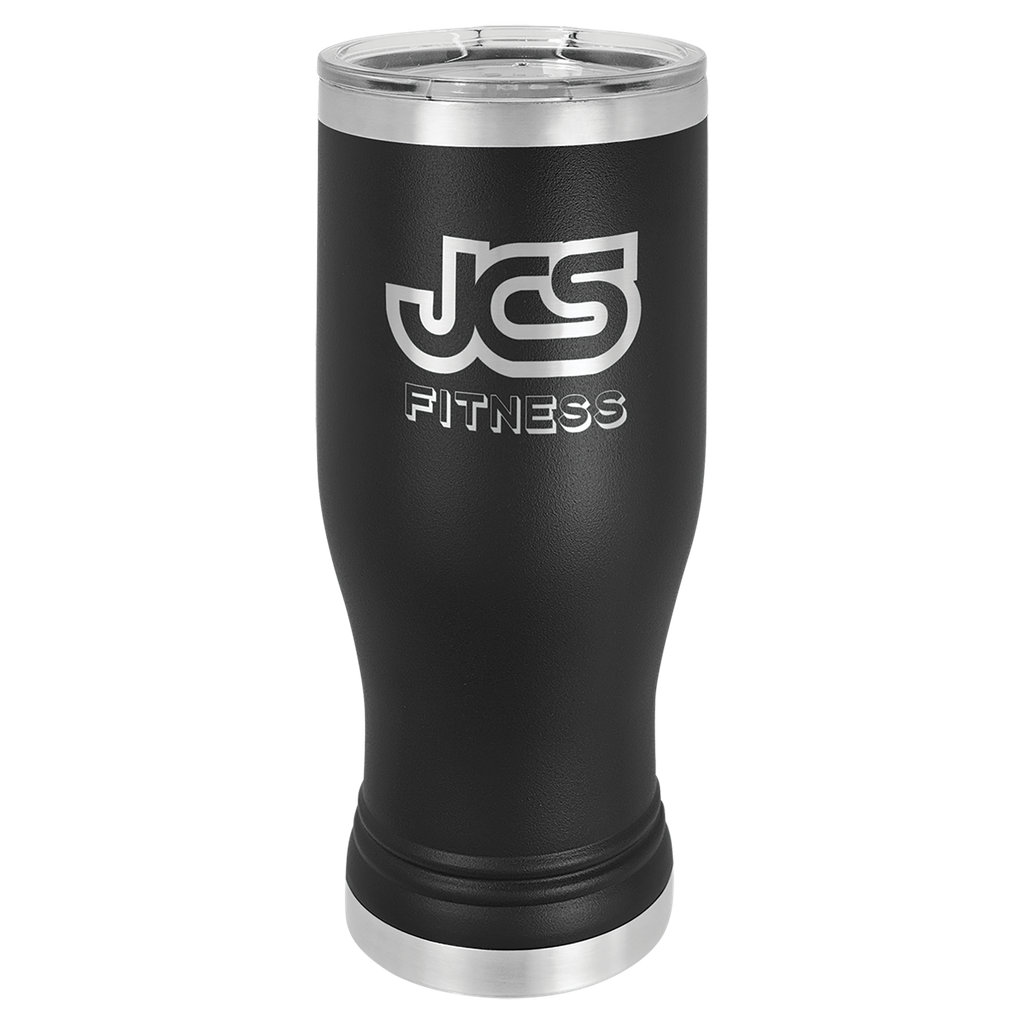 Black 20 oz. Polar Camel Pilsner w/Clear Lid