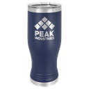 Navy Blue 20 oz. Polar Camel Pilsner w/Clear Lid