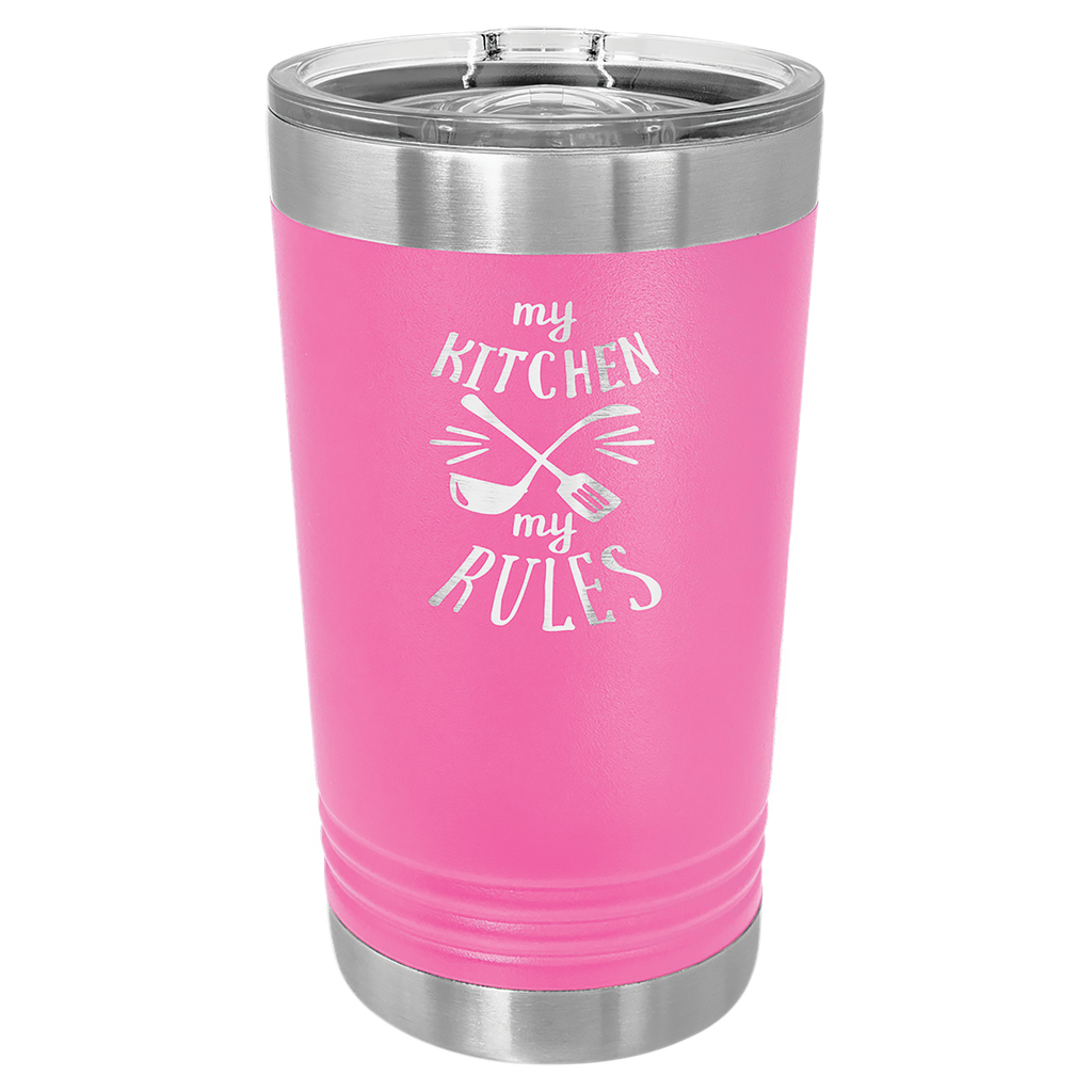 Pink 16 oz. Polar Camel Pint with Slider Lid