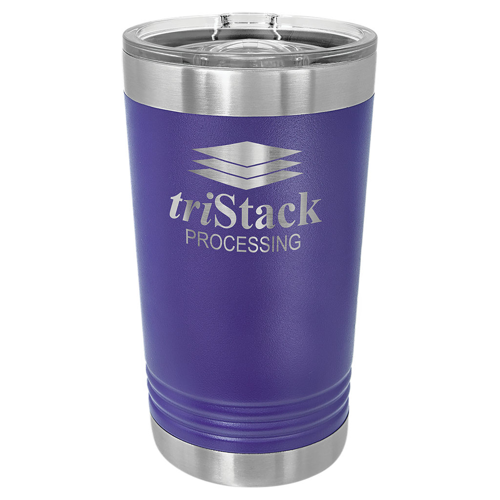 Purple 16 oz. Polar Camel Pint with Slider Lid