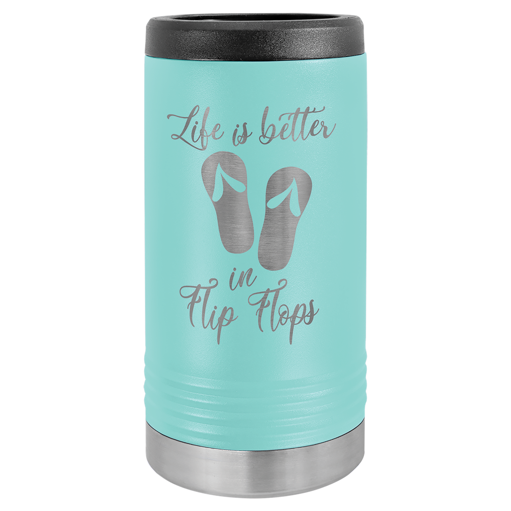 Polar Camel Teal Slim Beverage Holder