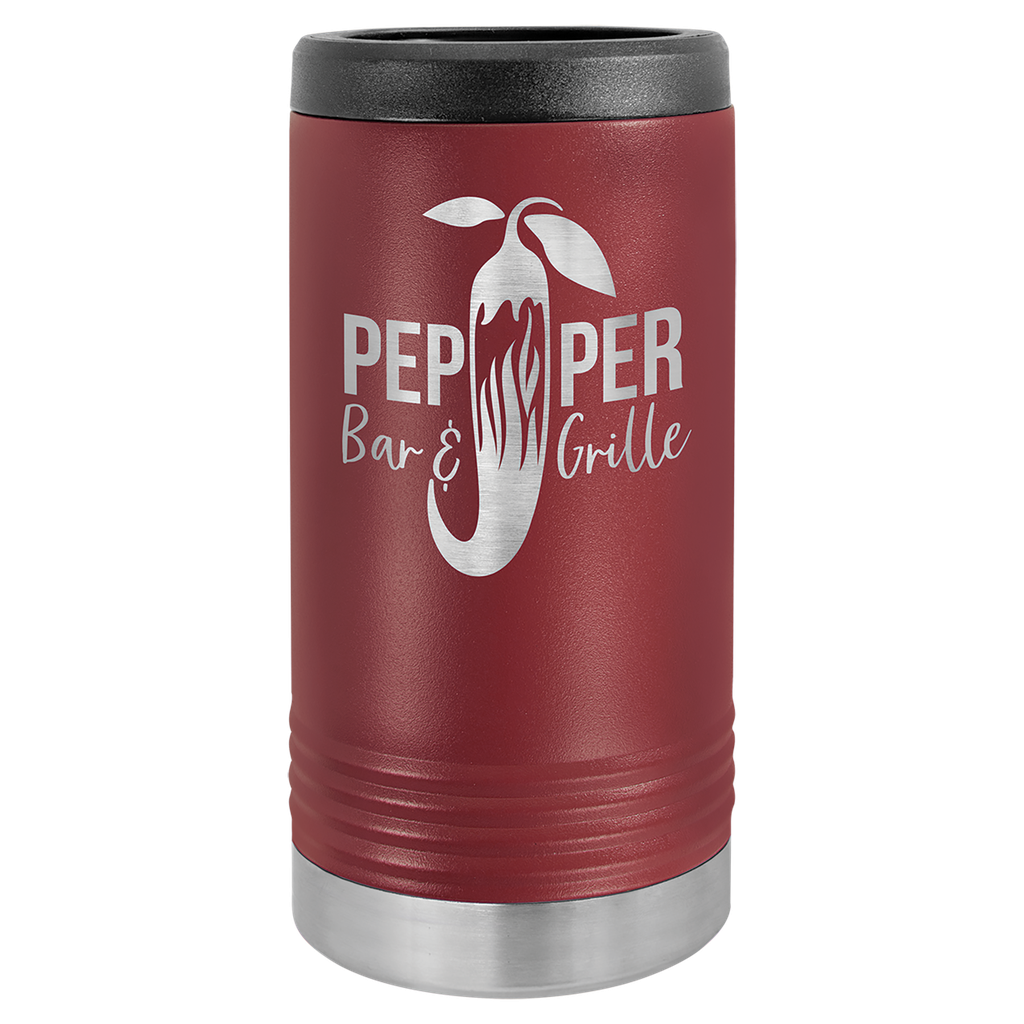 Polar Camel Maroon Slim Beverage Holder