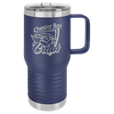Polar Camel 20 oz. Navy Blue Vacuum Insulated Travel Mug with Slider Lid