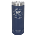 Polar Camel 22 oz. Navy Blue Skinny Tumbler with Slider Lid