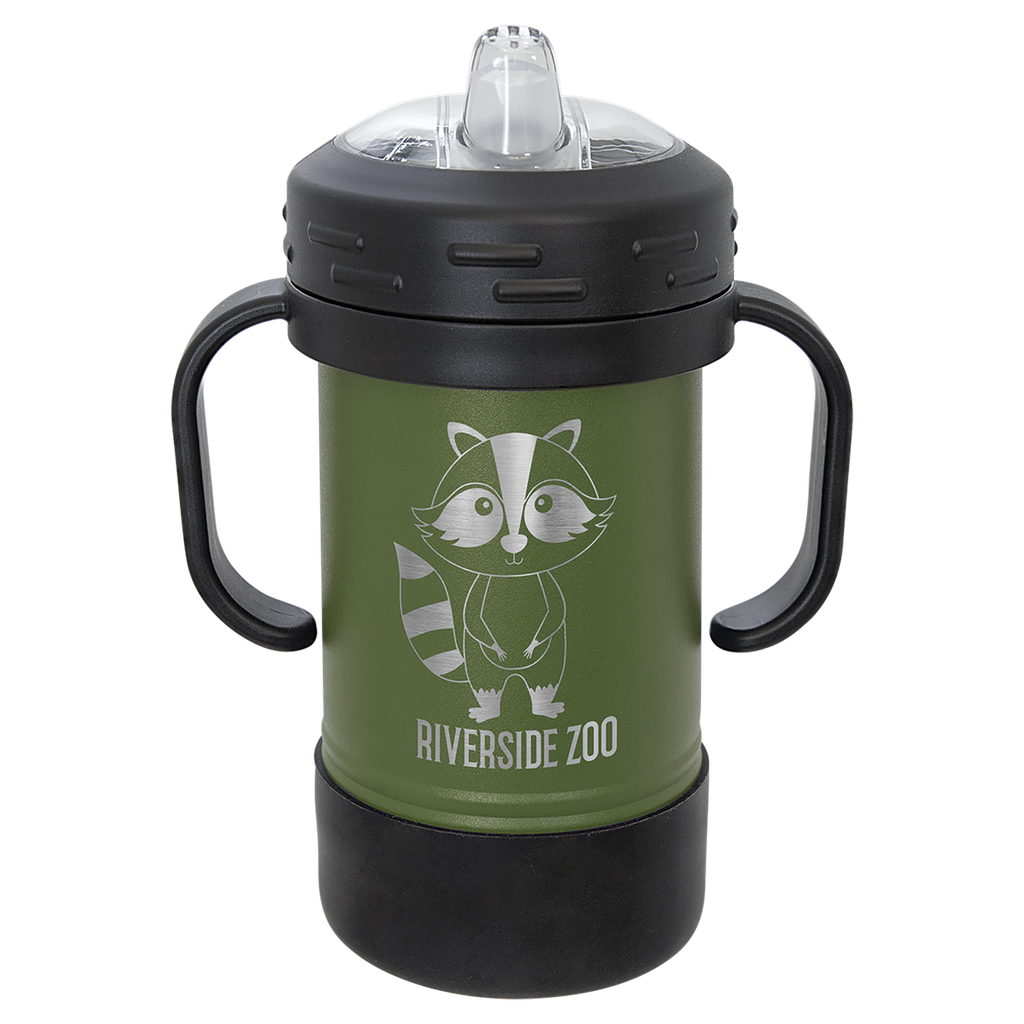 Polar Camel 10 oz. Olive Green Sippy Cup