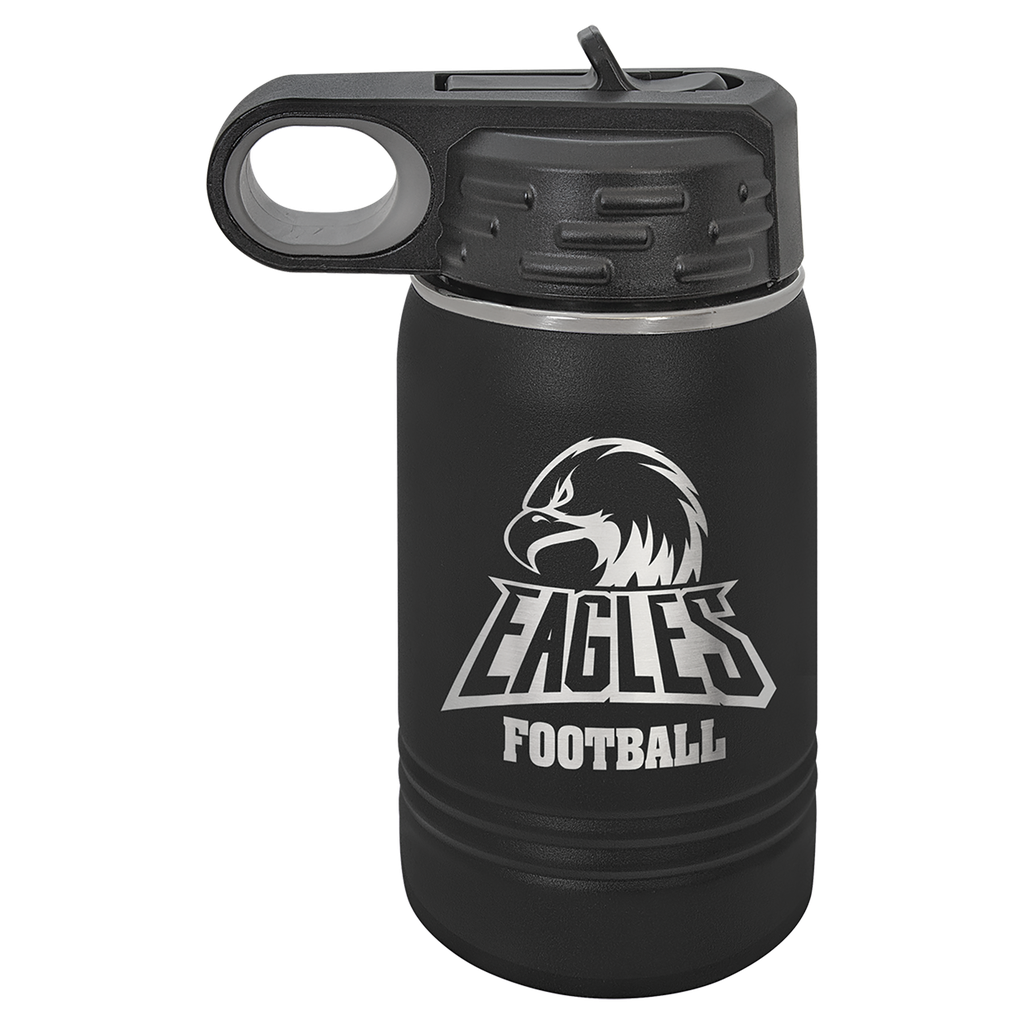 12 oz. Black Polar Camel Water Bottle