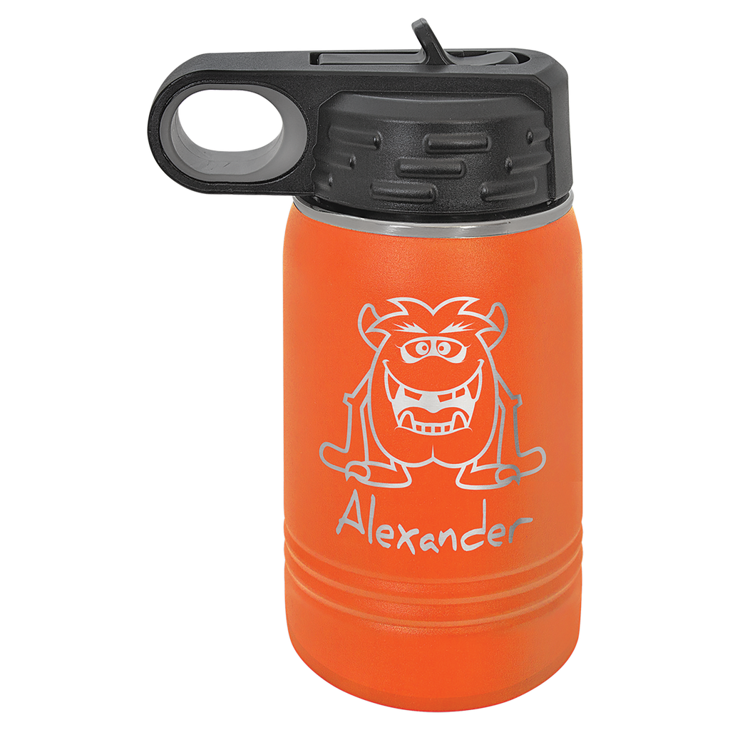 12 oz. Orange Polar Camel Water Bottle
