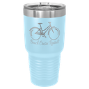 Polar Camel 30 oz. Light Blue Ringneck Insulated Tumbler w/Slider Lid