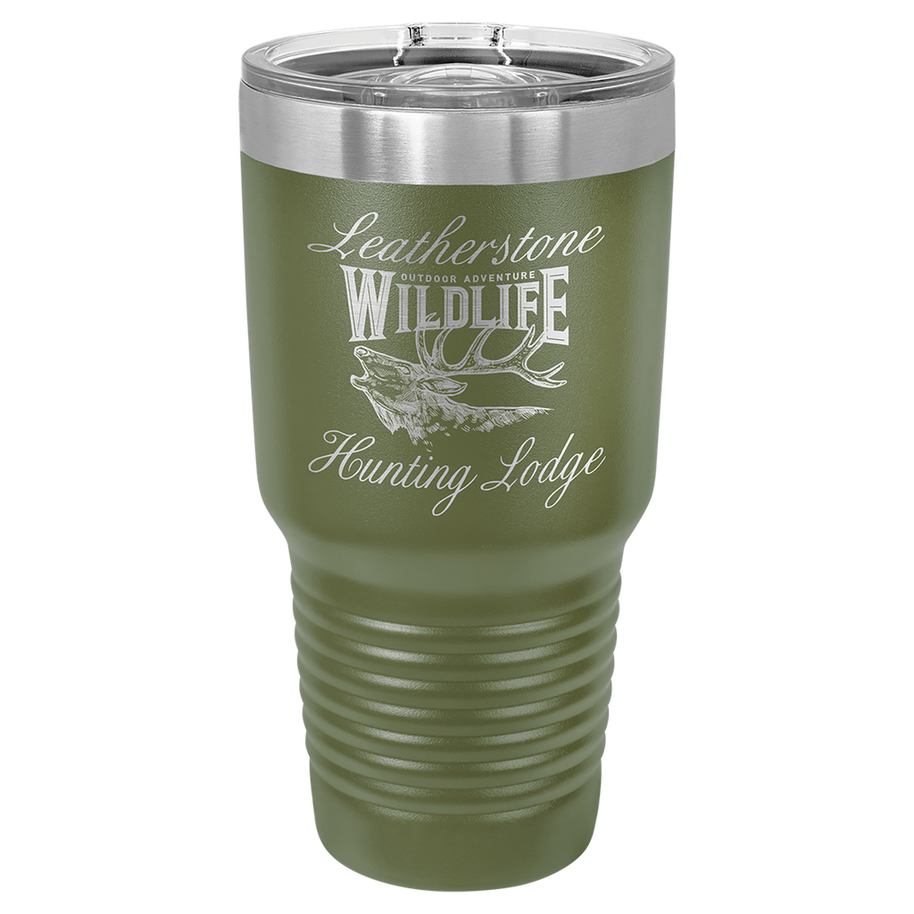 Polar Camel 30 oz. Olive Green Ringneck Insulated Tumbler w/Slider Lid