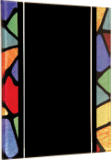 [ART2912] 9" x 12" Stained Glass Acrylic Plaque with Hanger